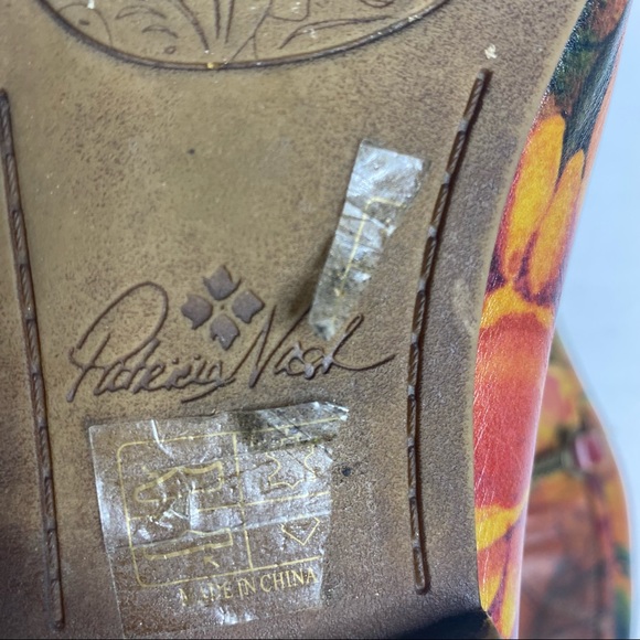 Patricia Nash Fia floral leather multicolor Loafers 6.5 - Picture 6 of 15